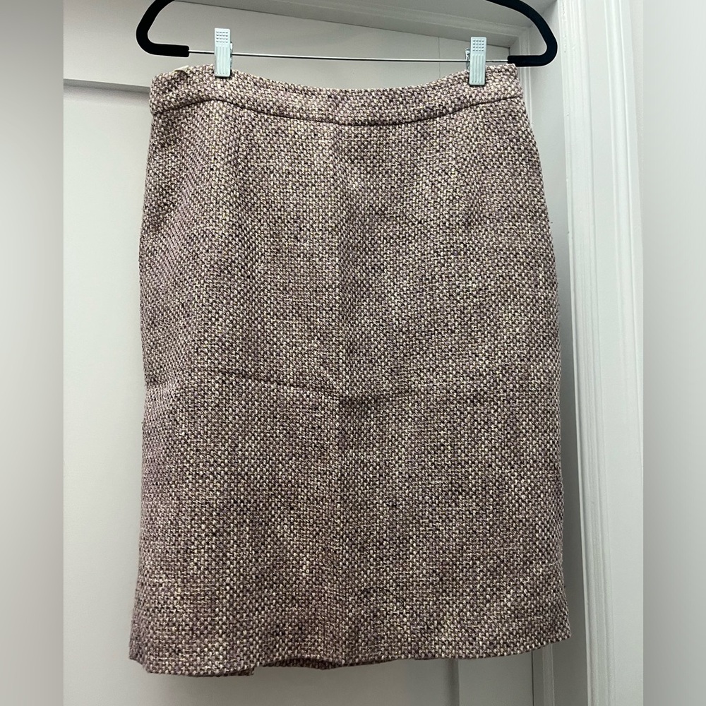 Red Valentino pink boucle skirt